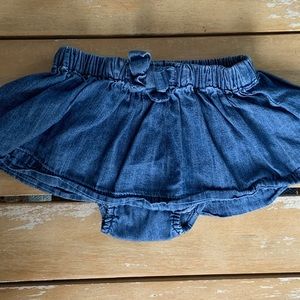 Gap jean skirt 0-3mo